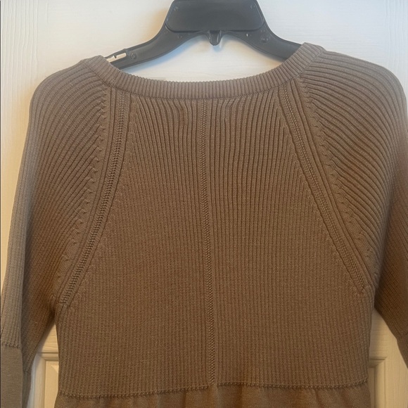 Calvin Klein Tan Ribbed Knit Top - Picture 8 of 8